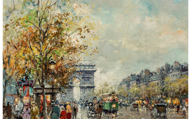 Antoine Blanchard (1910-1988), Arc de Triomphe, Champs-Élysées