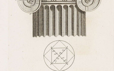 Architecture.- Aldrich (Henry) Elementa architecturae civilis..., 2 parts in 1, Oxford, D. Prince, J. Cooke [& others], 1789.
