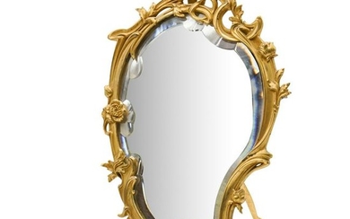Art Nouveau Dore Bronze Mirror