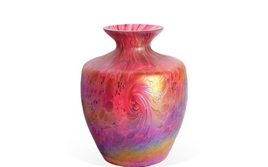Art Nouveau, glass vase