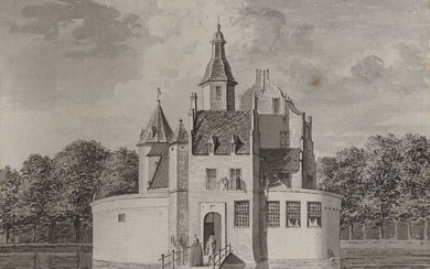 Attribué à Cornelis PRONK (1691 - 1759) Vue... - Lot 403 - De Baecque et Associés