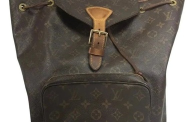Authentic Louis Vuitton Monogram Montsouris MM Backpack