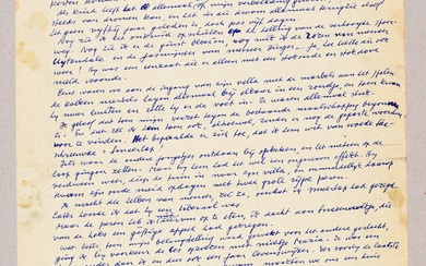 BOON, Louis Paul "Nog de Los". Zaterdag [5 september 1970] Handschrift, 4to: 1 p. "Ja,...