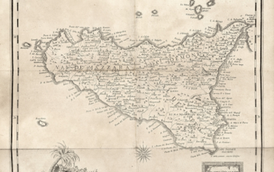 BORCH, Michel-Jean (1753-1810) - Lettres sur la Sicile et sur l'Ile de Malthe - Cartes géographiques et planches des lettres...