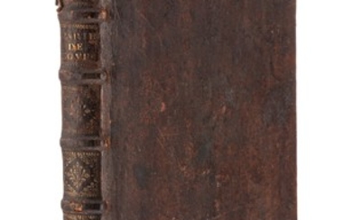 BOURGOGNE. PALLIOT. Le Parlement de Bourgogne... Dijon, Palliot 1649. 1 vol. in-folio relié pleine basane brune mouchetée restauration
