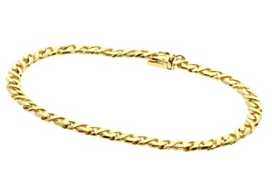 BVLGARI Chain Bracelet K18 Yellow Gold Women's
