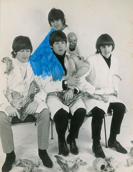 Beatles 'Butcher Cover' Outtake Photograph by Robert