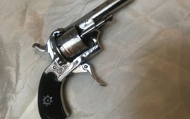 Belgium - 19th century - Type LEFAUCHEUX - Chromé - Pinfire (Lefaucheux) - Revolver - 7mm Cal
