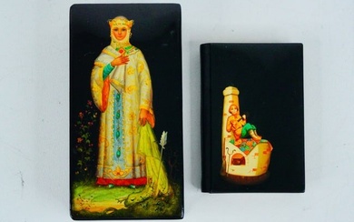 Bibi Hilton's Russian Hand Painted Box and Phone Book