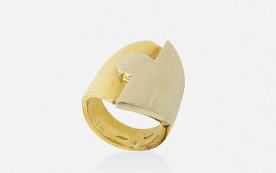 Bicolor gold ring