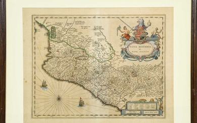 Blaeu (Willem Janszoon). Nova Hispania et Nova Galicia, c.1636