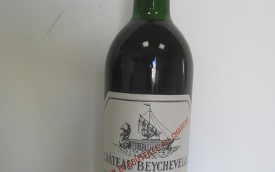 Bordeaux, Château Beychevelle 1986, Saint Julien, étiquete et niveau corrects