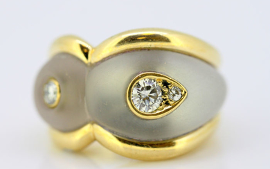 Boucheron - 18 kt. Yellow gold - Ring Diamond