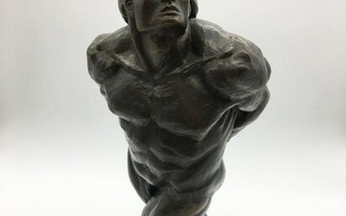 Bronze human figure
