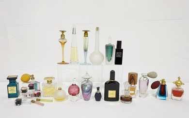 COLLECTION 24 ASSORTED VINTAGE PERFUME BOTTLES