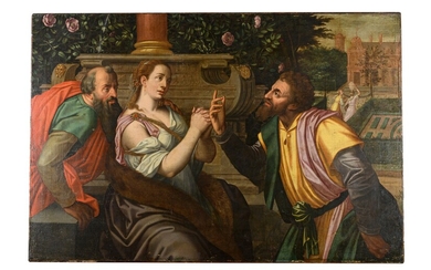 Carlo Caliari (scuola di) Susanna and the Elders