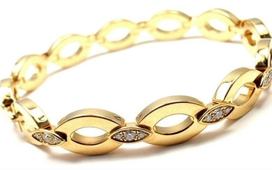 Cartier 18K Yellow Gold Diamond Diadea Link Bracelet