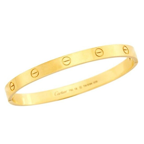 Cartier Gold 'Love' Bangle Bracelet