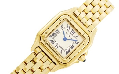 Cartier Gold 'Panthère' Wristwatch