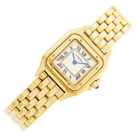 Cartier Gold 'Panthère' Wristwatch