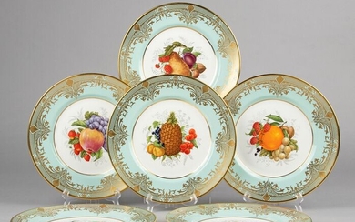 Caverswall - Dinner plates (6) - Porcelain