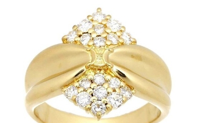 Celine - 18 kt. Yellow gold - Ring - 0.64 ct Diamonds
