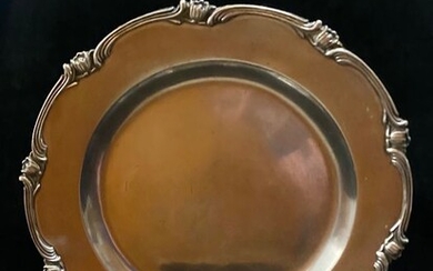 Centerpiece, Dish (1) - .800 silver - Italy - First half 20th century