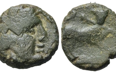 Central Italy, Uncertain, mid-late 1st century BC. Æ (14mm, 2.93g)....