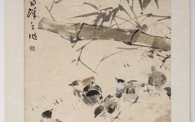 Chen Wen Hsi (1906-1991) or Chen Wenxi Chinese group of...