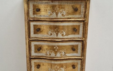 Chiffonnière in Verguld hout - Chest of drawers - Wood