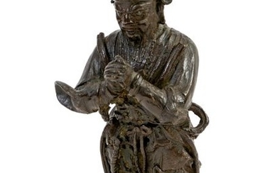 Chine, époque Ming (1368-1644) Gardien de...