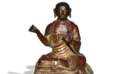 Chinese Gilt Bronze Monk, 18th Century