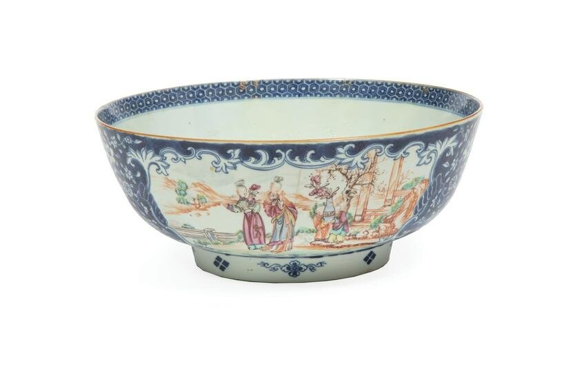 Chinese Export Famille Rose Decorated Bowl
