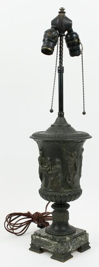 Classical Figures Marble Base Lamp