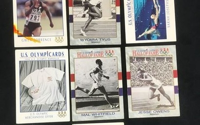 Collection of 7 Vintage US Olympic Hall of Fame