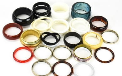 Collection of Costume Jewelry Bangle Bracelets