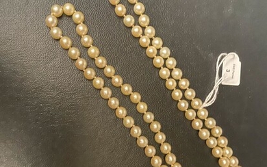 Collier de quatre-vingt-neuf perles de culture... - Lot 3 - Beaussant Lefèvre & Associés
