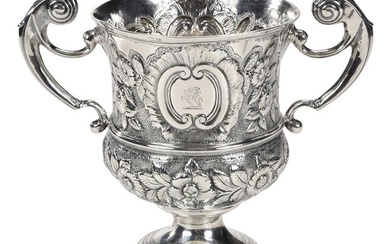 Continental Silver Urn Form Loving Cup