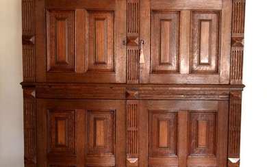 Cupboard - Renaissance - Oak, Rosewood - circa 1700 with later adjustments