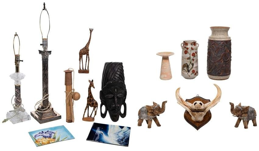 Decorative and Ethnographic Object Assortment