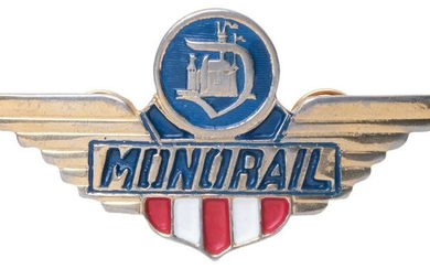 Disneyland Monorail Pilot Wings Hat Pin. Disneyland