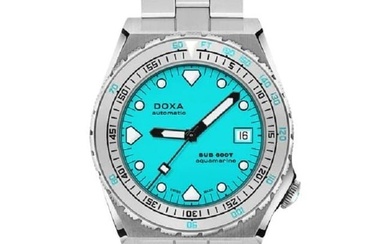 Doxa Sub 600T Aquamarine Stainless Steel mens Watch 862.10.241.10