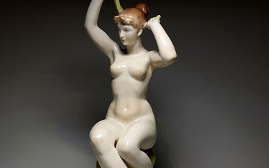 Drasche - Art Deco Nude Lady (33cm) - Porcelain