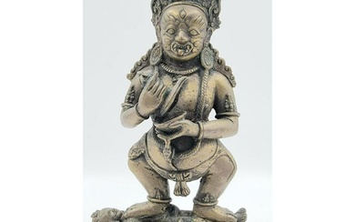 Early Tibetan Bronze Mahakala 18th Century