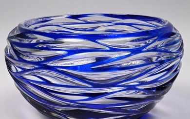 Emil Brost for Tiffany & Co. 'Waves' Glass Bowl