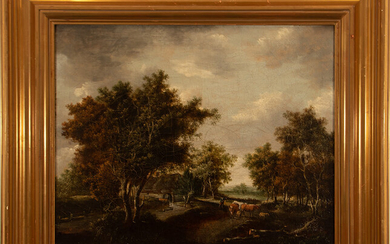 English School, 18th Century, attributed to Edward Williams (1781 - 1855), Country Scene