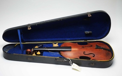 English violin inscribed David Nelson 1893