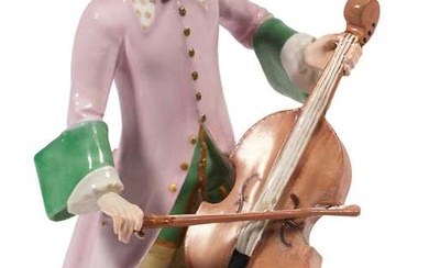 FIGURE OF A GENTLEMAN PLAYING THE CELLO