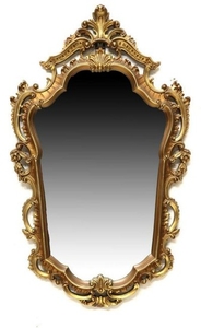 FRENCH LOUIS XV STYLE GILTWOOD WALL MIRROR