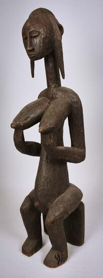 Female figure - Wood - Bamana - Mali
